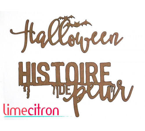 Chipboard -  Halloween & histoire