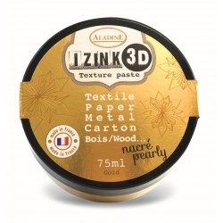  Pâte à texturer - Izink 3D - Nacré - Gold