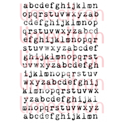 Texture alphabet - Étampe