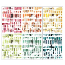 Rub-on - 6 x 8 - Spectrum Palettes - 49 and Market 