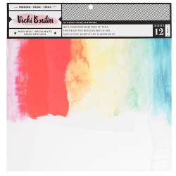 Vicky Boutin - Papier Mixed Média - 12 x 12 