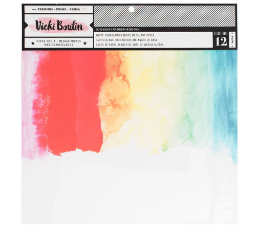 Vicky Boutin - Papier Mixed Média - 12 x 12