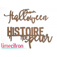 Chipboard -  Halloween & histoire