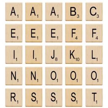 Scrabble Alphabet - Printable